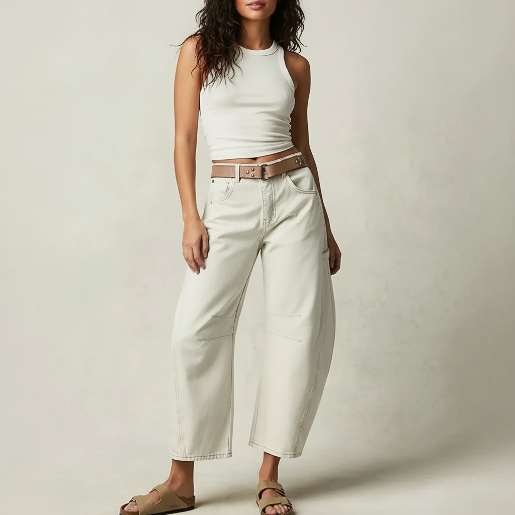 Effie | Relaxed Fit Barrel Jeans