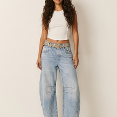 Effie | Relaxed Fit Barrel Jeans