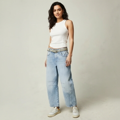 Effie | Relaxed Fit Barrel Jeans