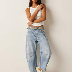 Effie | Relaxed Fit Barrel Jeans
