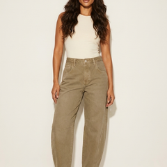 Effie | Relaxed Fit Barrel Jeans