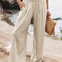 Charlotte | Clothing Linen Women Wide Pants