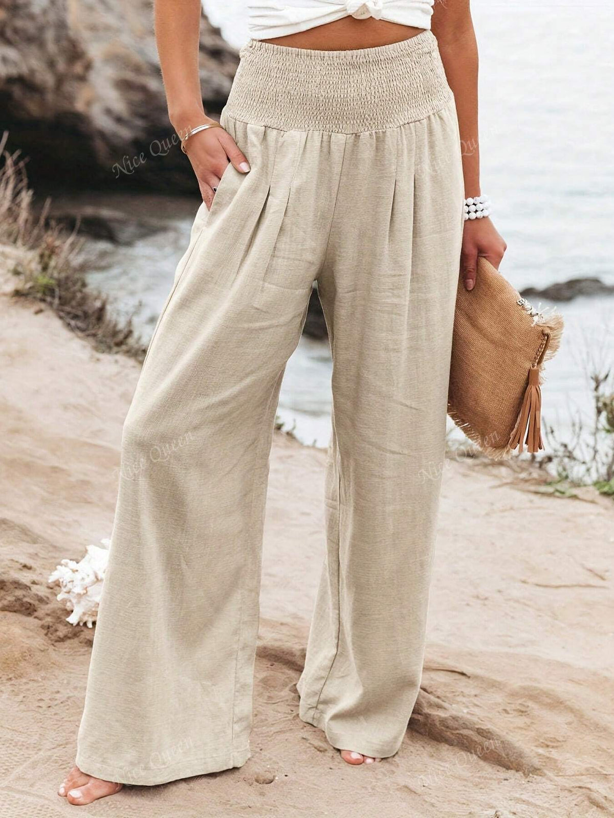 Charlotte | Clothing Linen Women Wide Pants