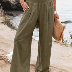 Charlotte | Clothing Linen Women Wide Pants