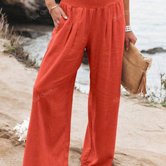Charlotte | Clothing Linen Women Wide Pants