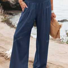 Charlotte | Clothing Linen Women Wide Pants