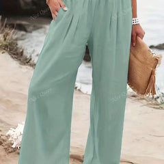 Charlotte | Clothing Linen Women Wide Pants