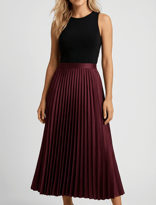 Charlotte | Clothing Midi Pleated Skirt