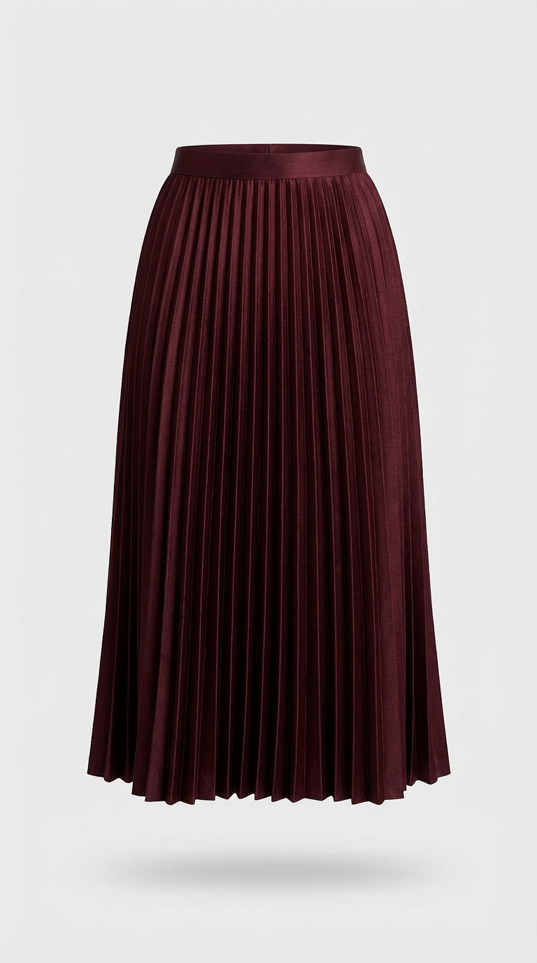 Charlotte | Clothing Midi Pleated Skirt