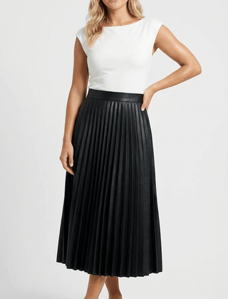 Charlotte | Clothing Midi Pleated Skirt