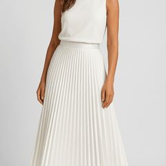 Charlotte | Clothing Midi Pleated Skirt