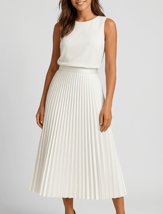 Charlotte | Clothing Midi Pleated Skirt