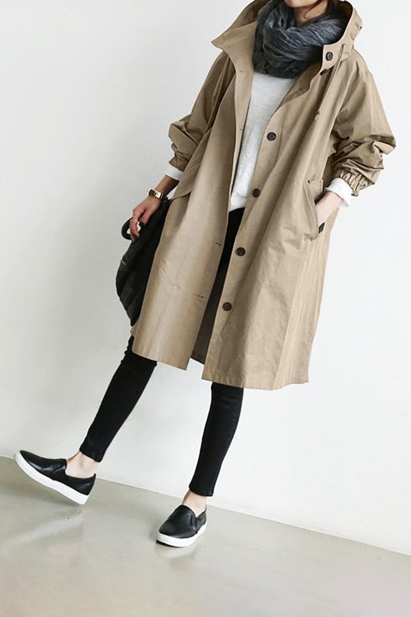 Charlotte | Rain Women With Hood Coat