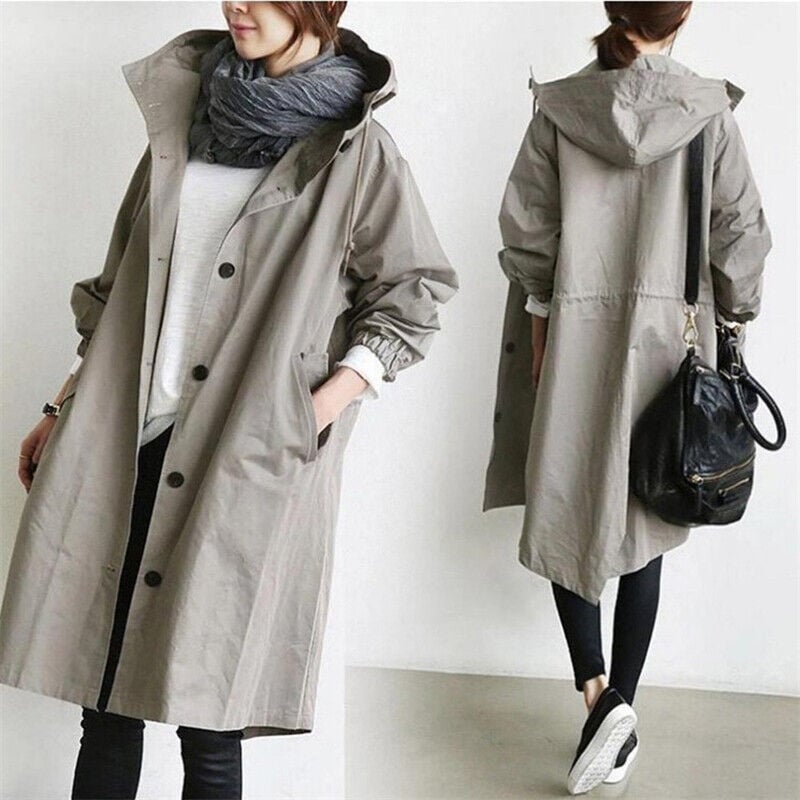 Charlotte | Rain Women With Hood Coat