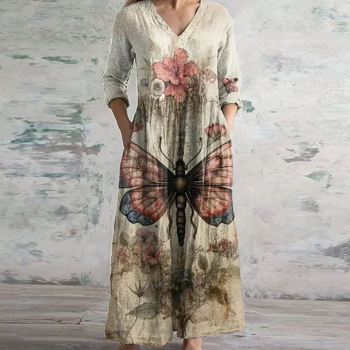 Anais | Vestido Maxi - Onde a Maciez Encontra o Estilo Sem Esforço