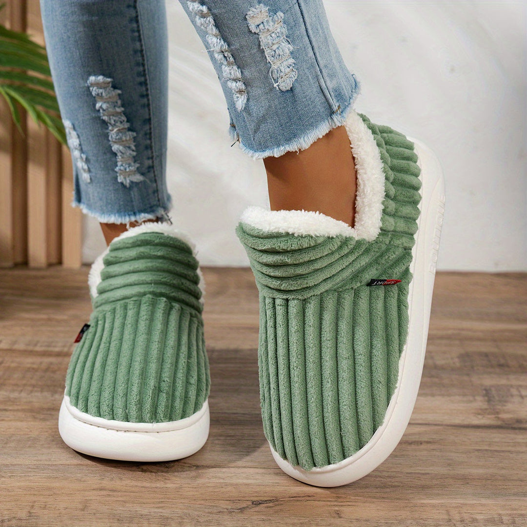 Avery | Soft Plush Indoor Slippers
