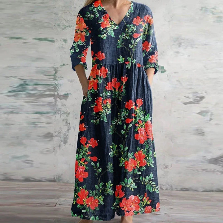 Anais | Vestido Maxi - Onde a Maciez Encontra o Estilo Sem Esforço