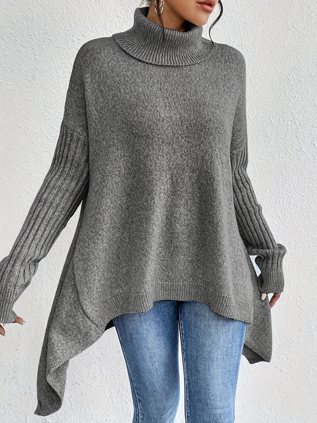 Laila | Oversized Turtleneck Sweater