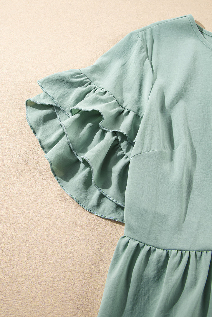 Willow | Vestido Mini com Babados