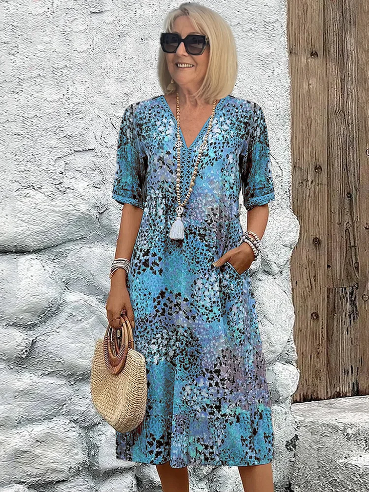 Tanya | Colorful Tummy Coverage Dress