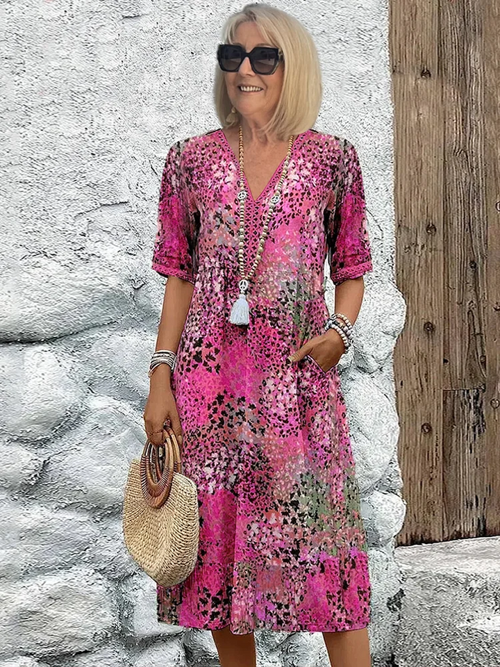 Tanya | Vestido Colorido para Cobertura da Barriga