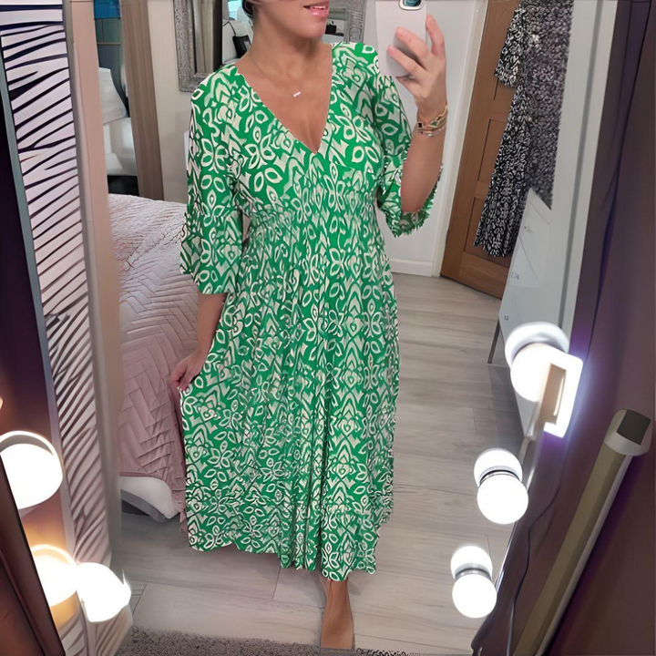 Luciana | Vestido Maxi Comfort – Elegância Sem Esforço, Confiança Diária