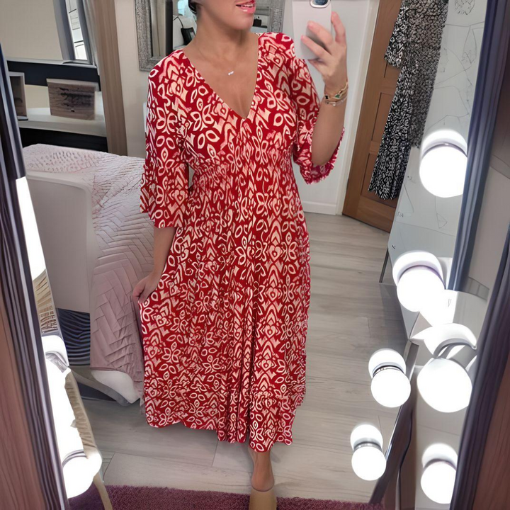 Luciana | Vestido Maxi Comfort – Elegância Sem Esforço, Confiança Diária