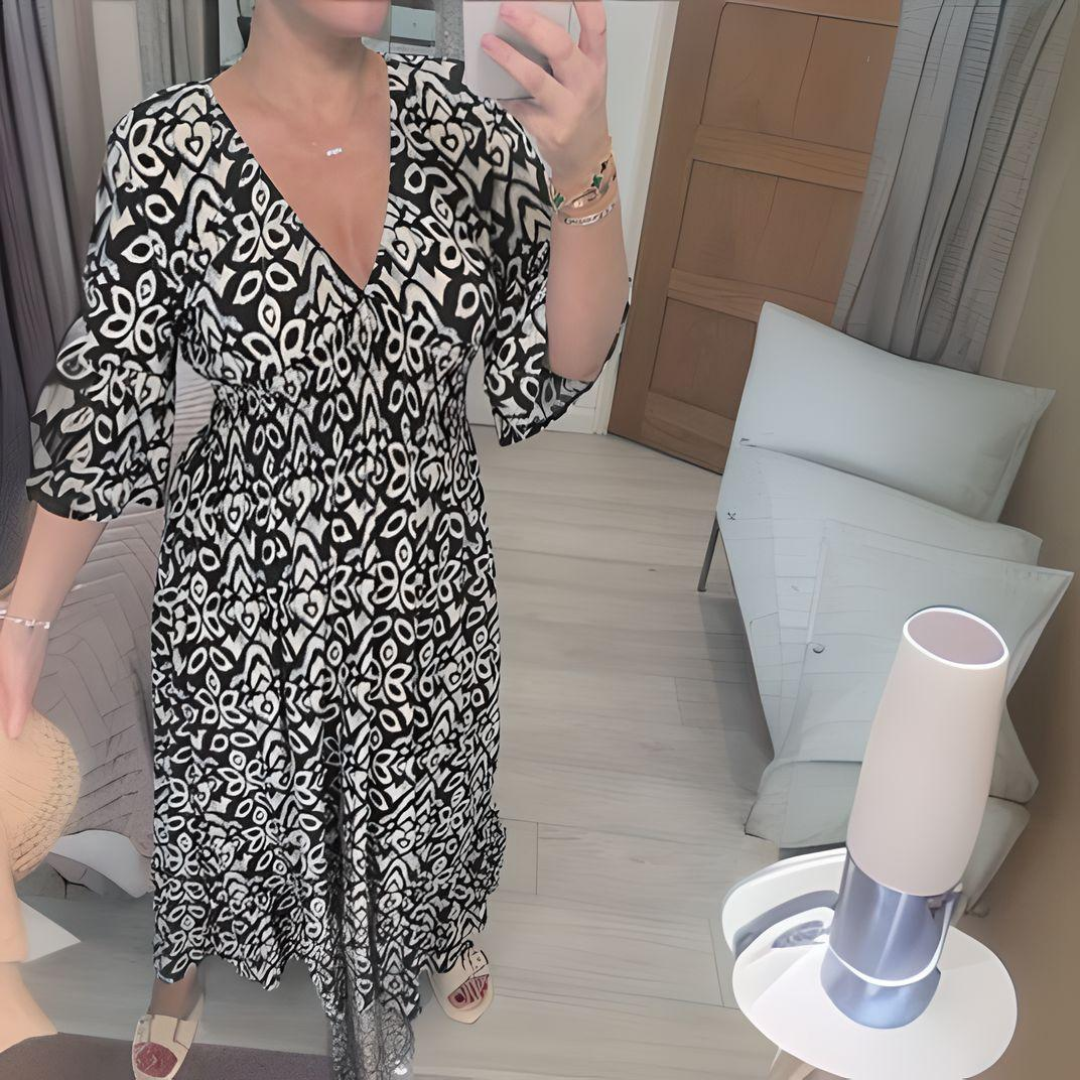 Luciana | Vestido Maxi Comfort – Elegância Sem Esforço, Confiança Diária