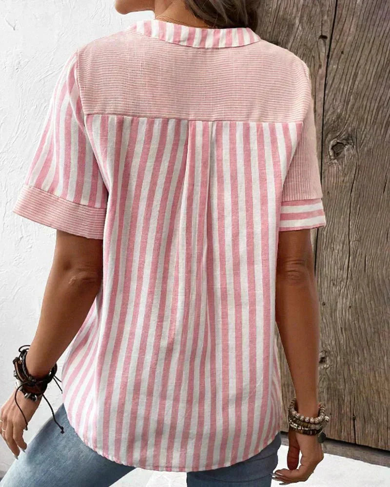 Lila | Blusa Macia Listrada