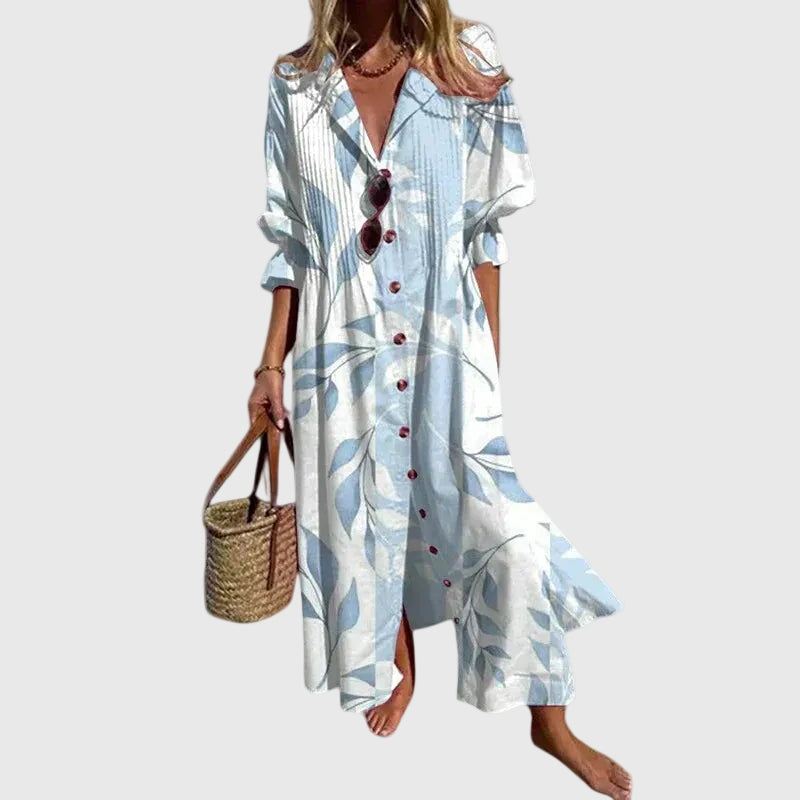 Zariah | Vestido Boêmio Maxi Elegante