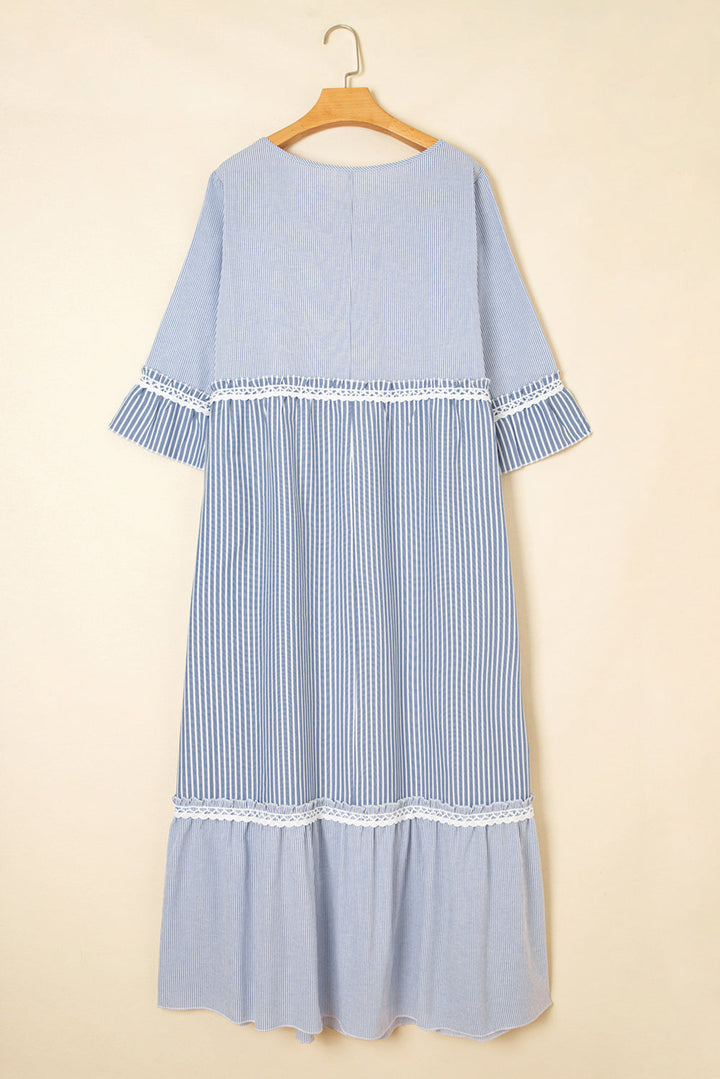 Skyline | Vestido Maxi Listrado