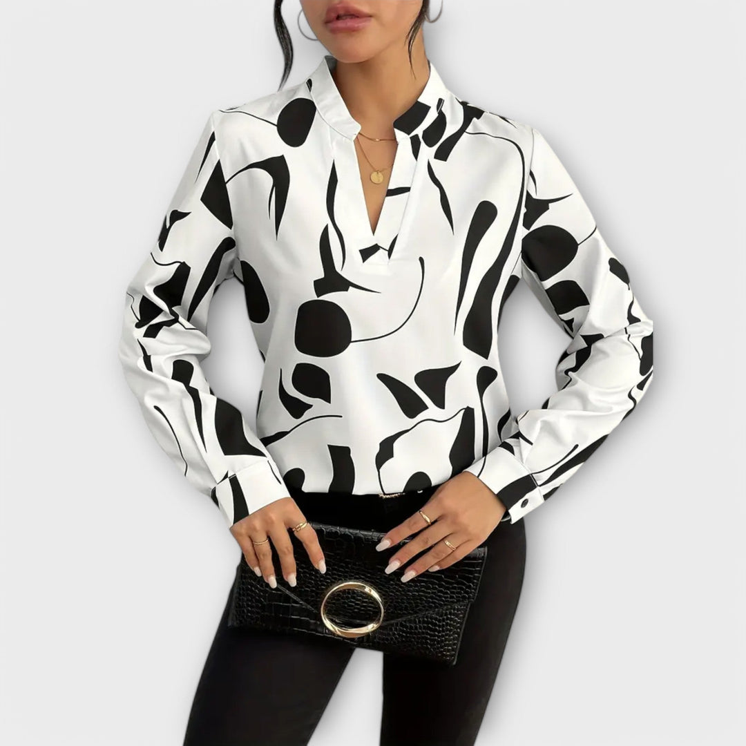 Lara | Blusa Elegante com Estampa
