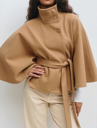 Emma | Cape Women Beige Coat