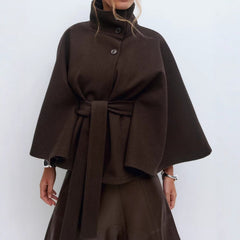 Emma | Cape Women Beige Coat