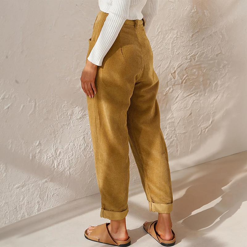 Emma | Corduroy Women S Brown Pants