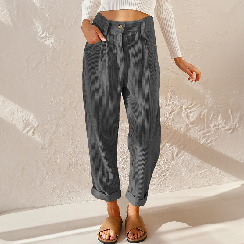 Emma | Corduroy Women S Brown Pants