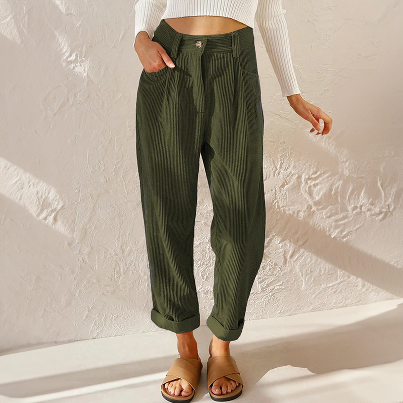Emma | Corduroy Women S Brown Pants