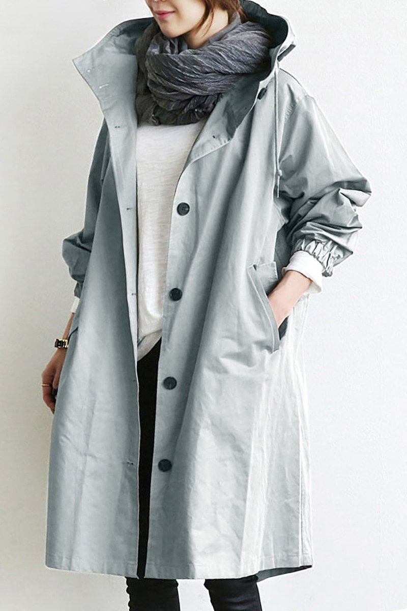 Emma | Elegant With Fur Hood Coat