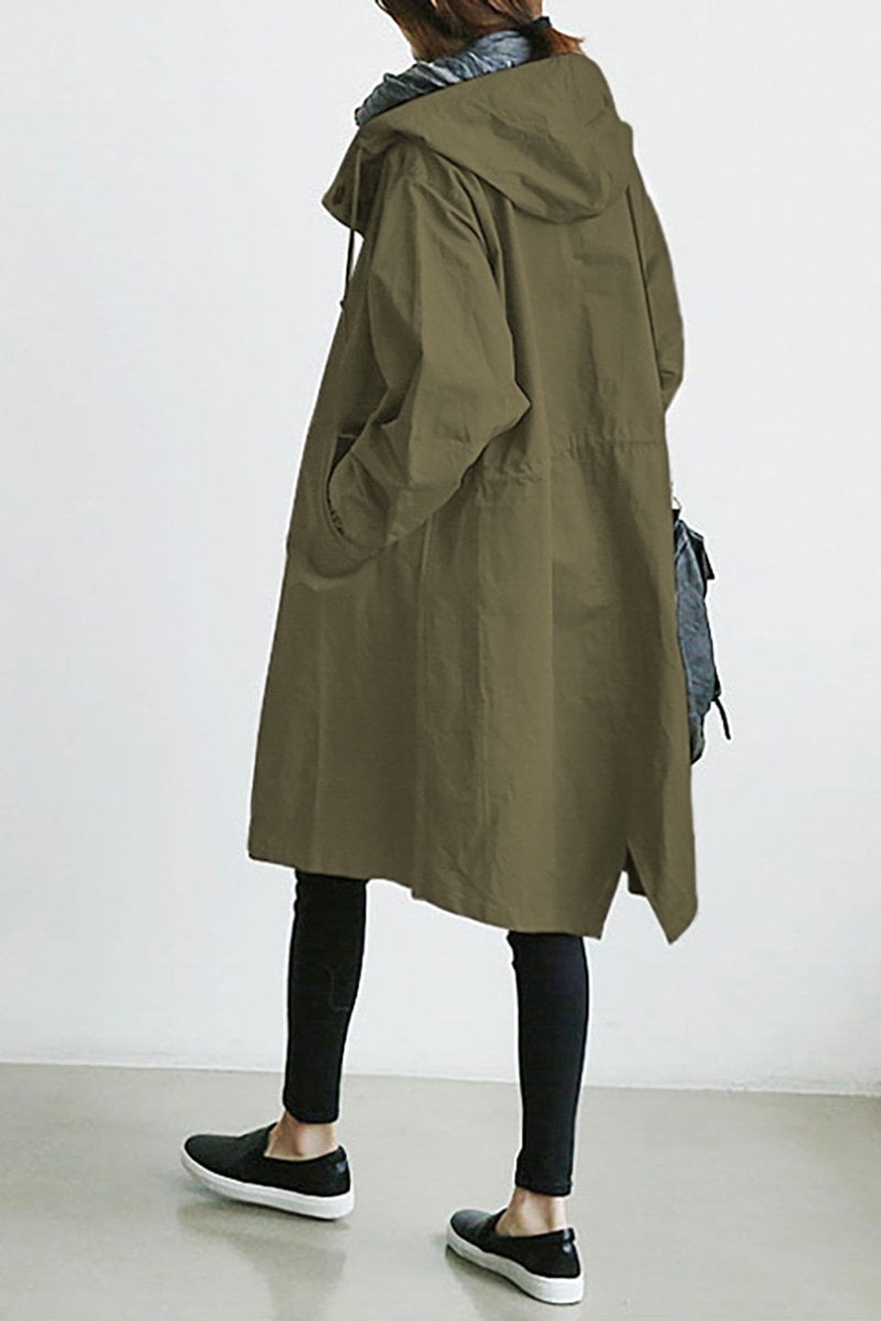 Emma | Elegant With Fur Hood Coat