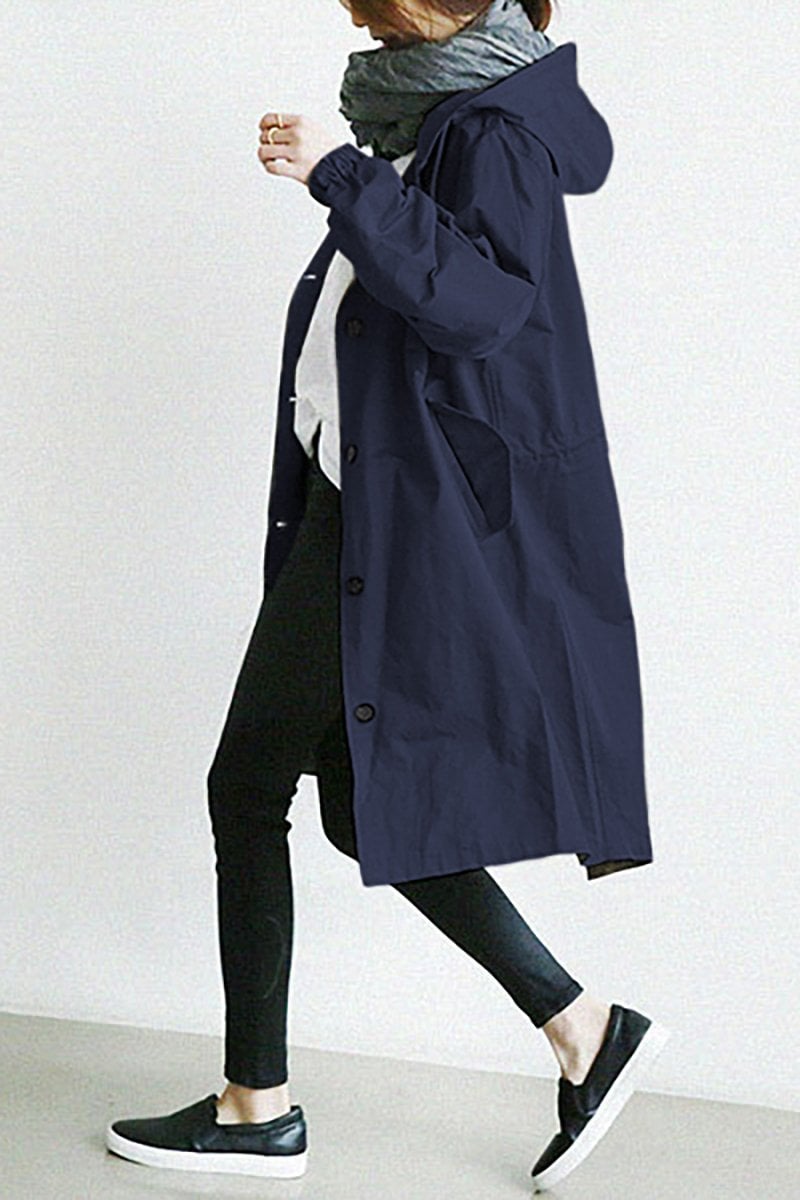 Emma | Elegant With Fur Hood Coat