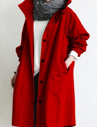 Emma | Elegant With Fur Hood Coat