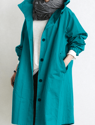 Emma | Elegant With Fur Hood Coat