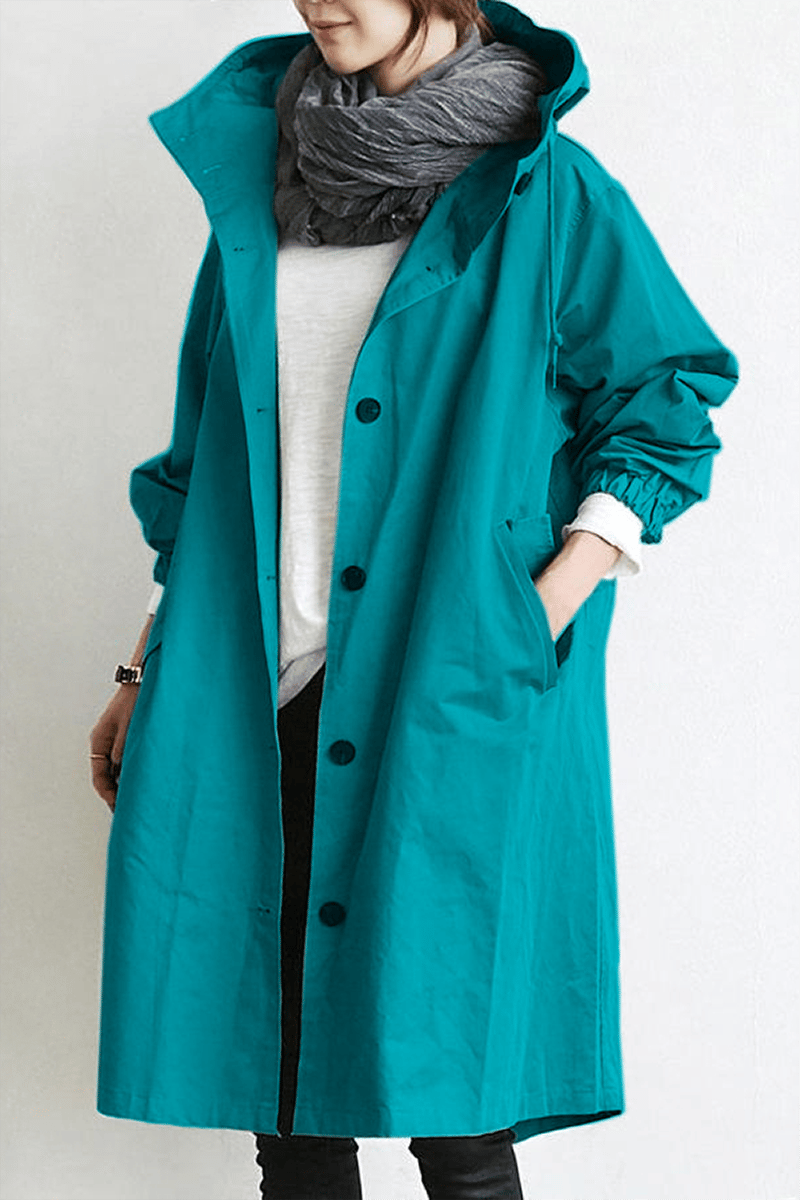 Emma | Elegant With Fur Hood Coat