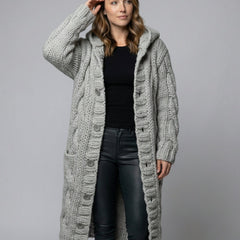 Emma | Knit Cable Chunky Cardigan