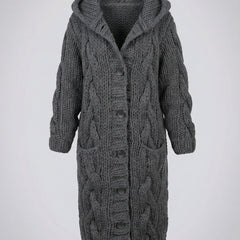 Emma | Knit Cable Chunky Cardigan