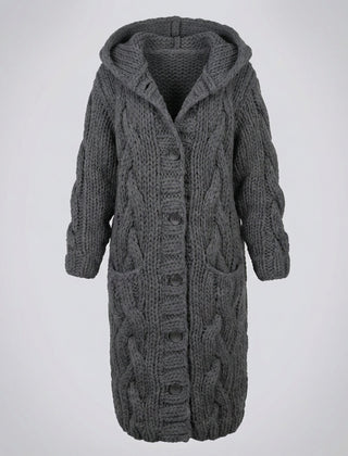 Emma | Knit Cable Chunky Cardigan
