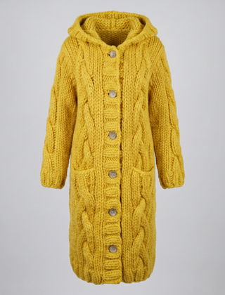 Emma | Knit Cable Chunky Cardigan