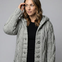 Emma | Knit Cable Chunky Cardigan
