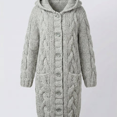Emma | Knit Cable Chunky Cardigan