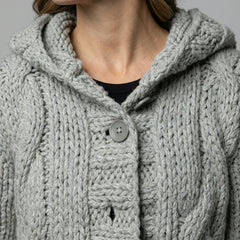 Emma | Knit Cable Chunky Cardigan